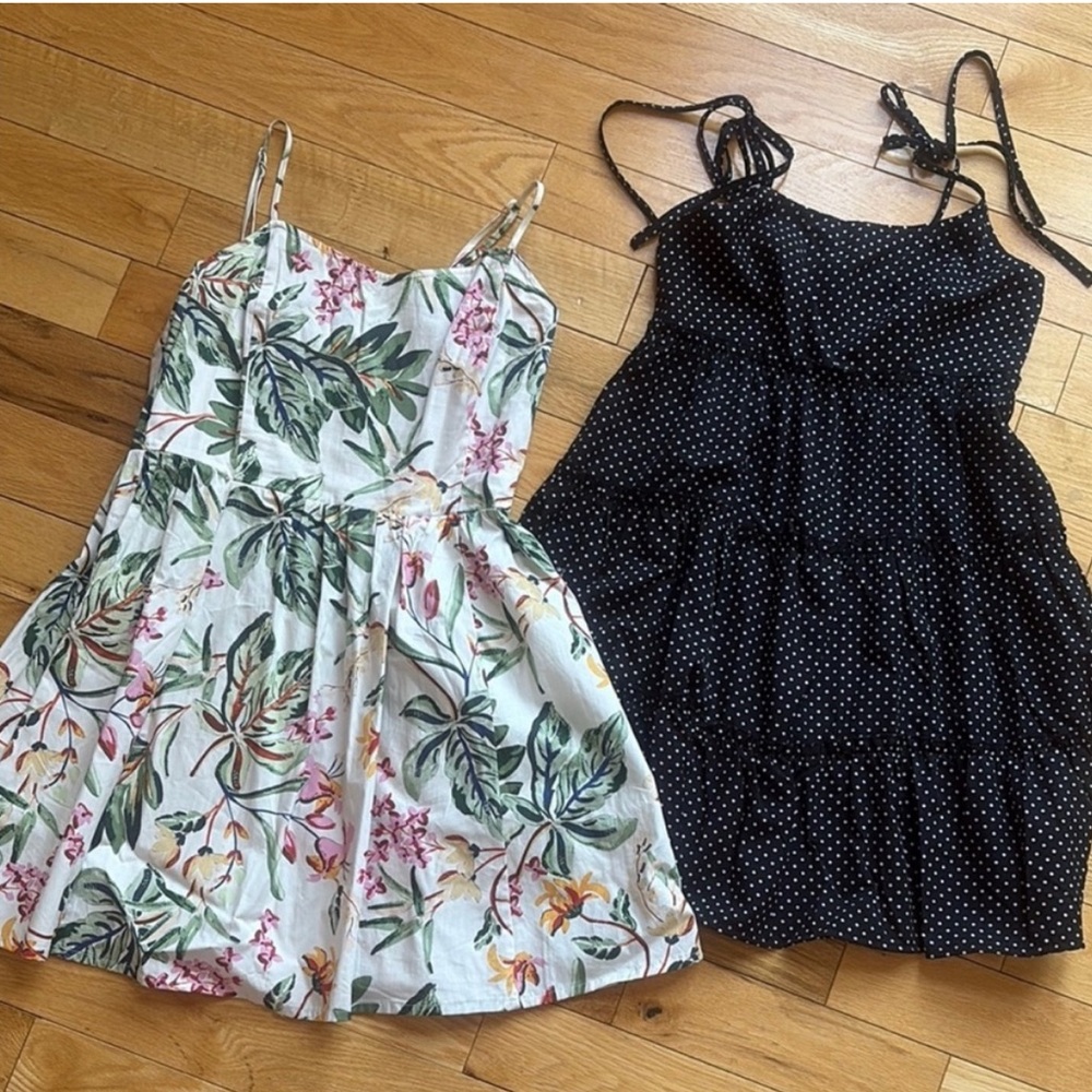 Floral and Polka Dot Dresses - size small brand new